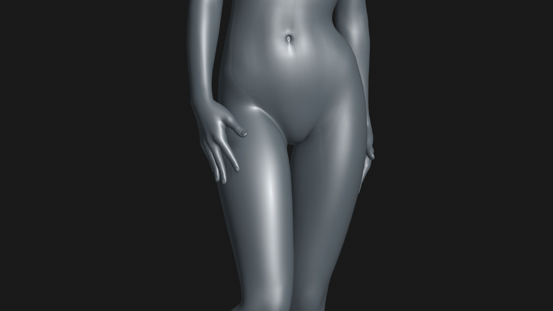 Mannequin female 3D model_5