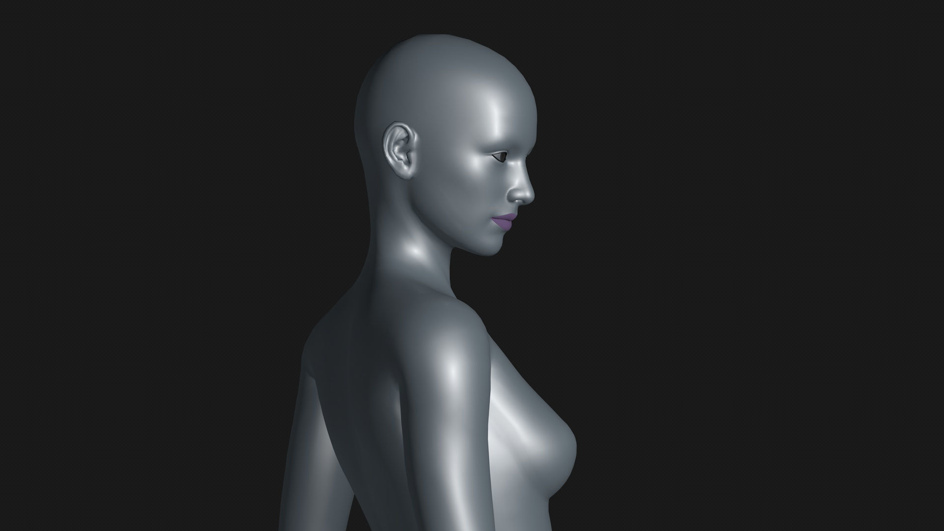 Mannequin female 3D model_7