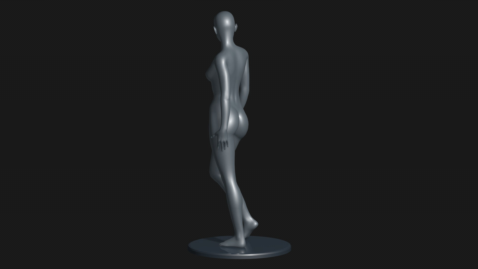 Mannequin female 3D model_3