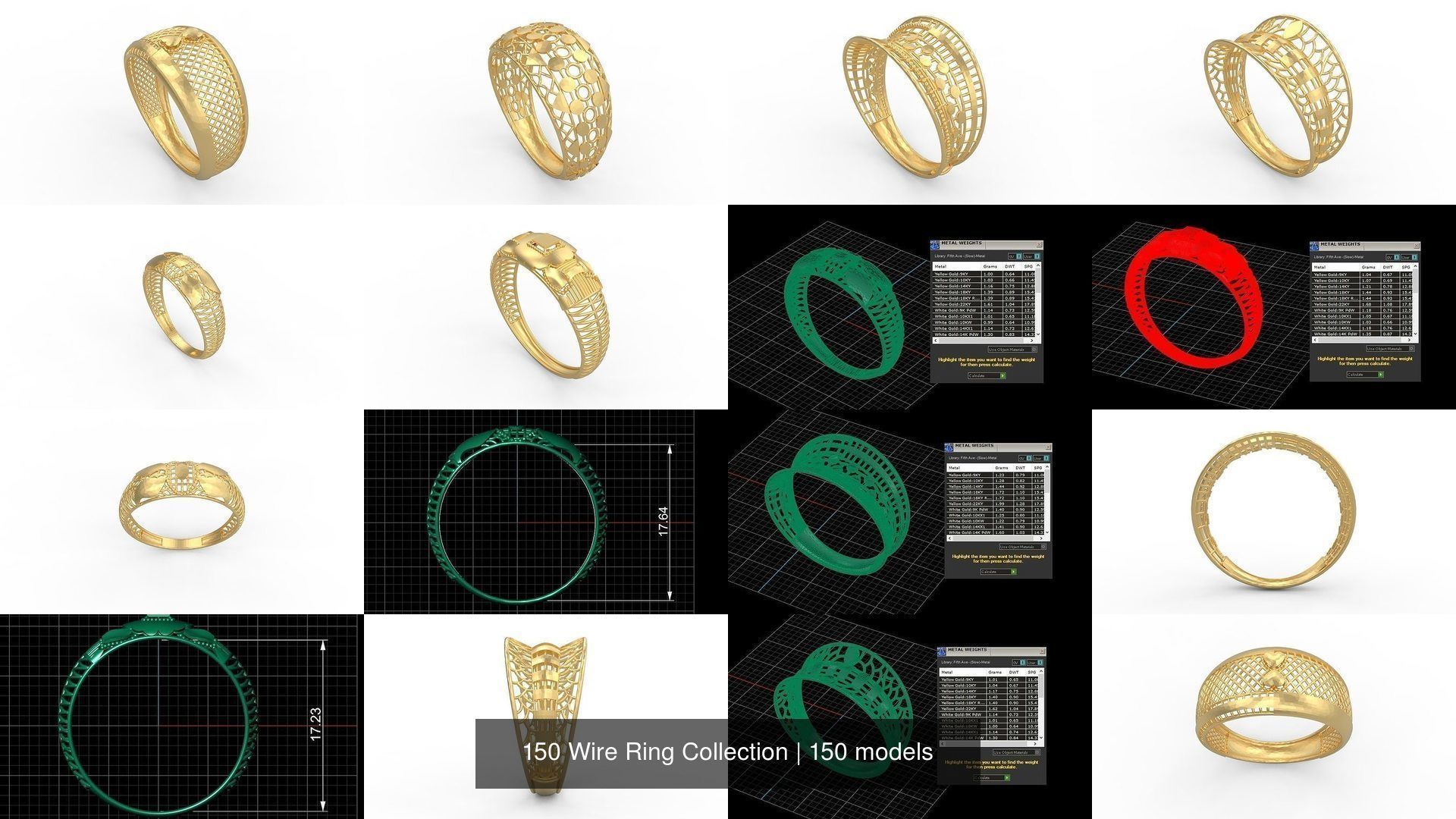 150 Wire Ring Collection _18