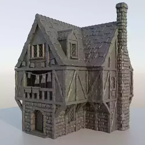 Village Brothel Tabletop Terrain 28 mm 3D print model