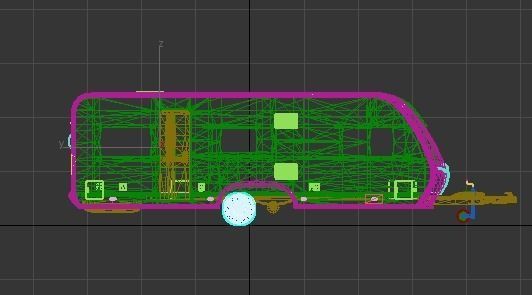 Hobby Caravan camper trailer campervan towhome 3D print model_6