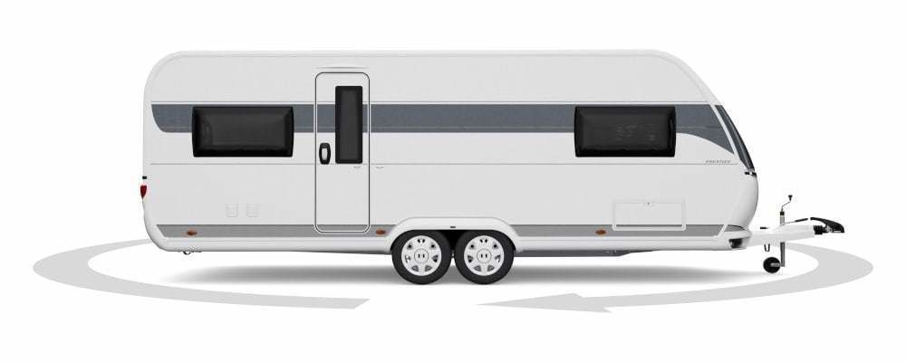 Hobby Caravan camper trailer campervan towhome 3D print model_2