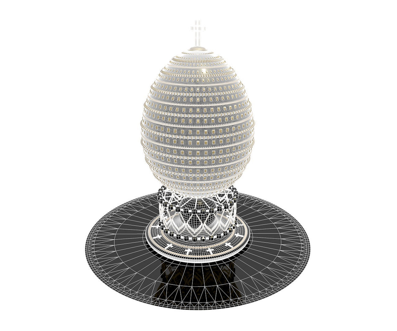 Egg FABERGE R5 3D model_6