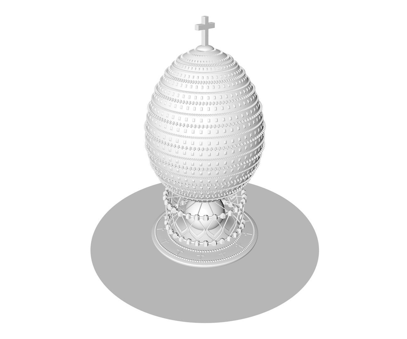 Egg FABERGE R5 3D model_5