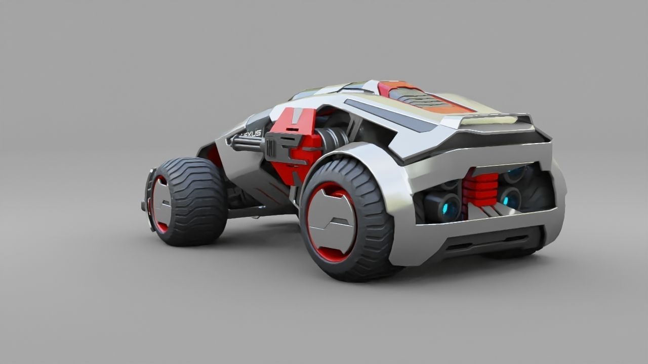 military vehicle 3D model_3