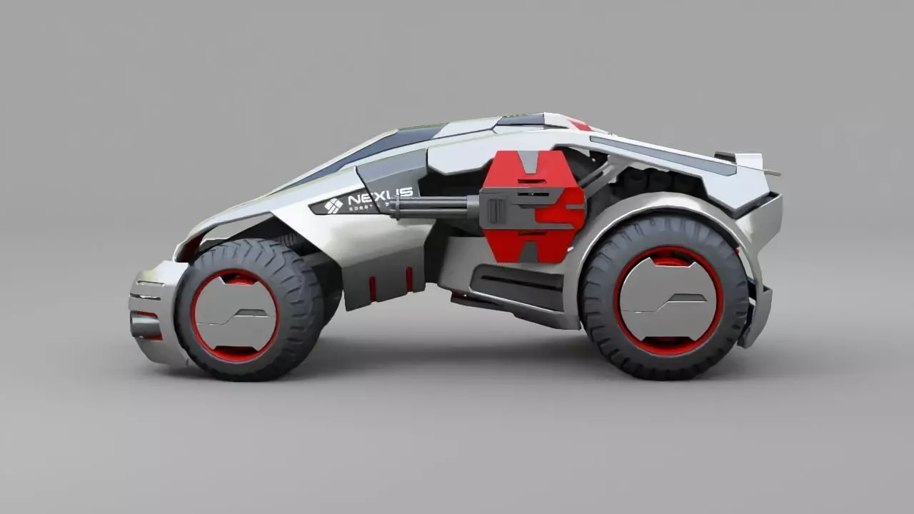 military vehicle 3D model_0