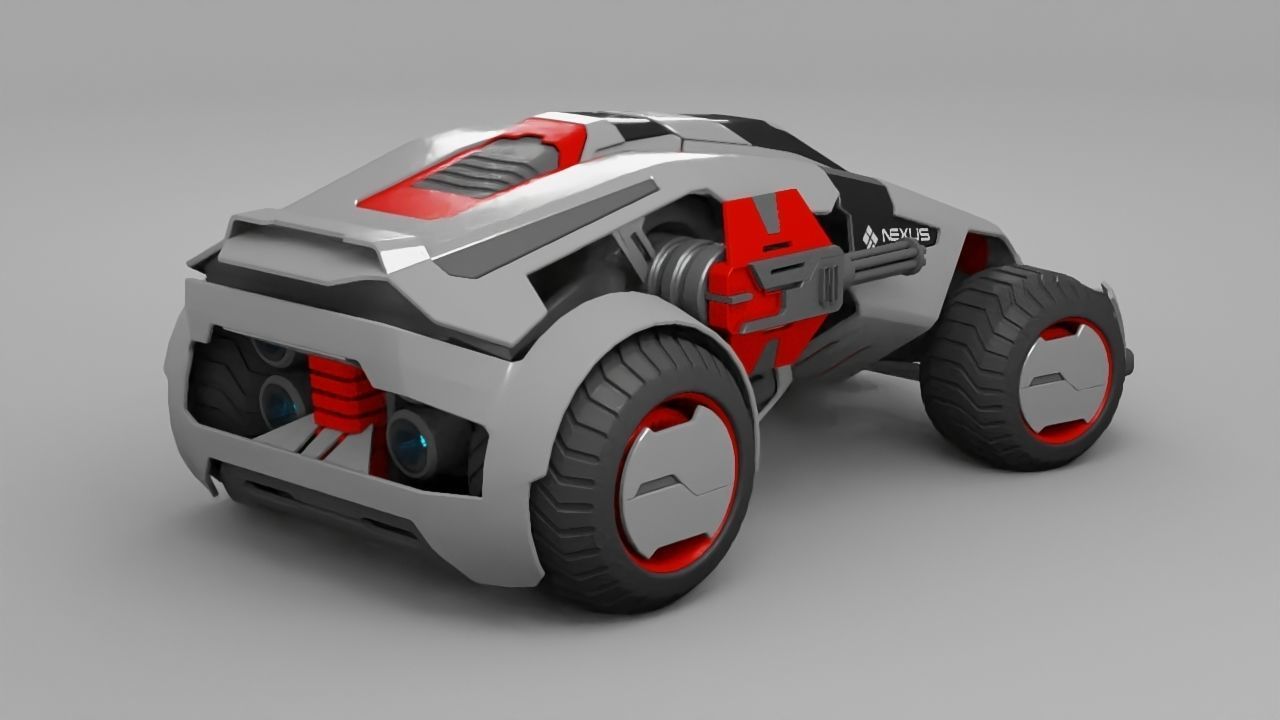 military vehicle 3D model_2