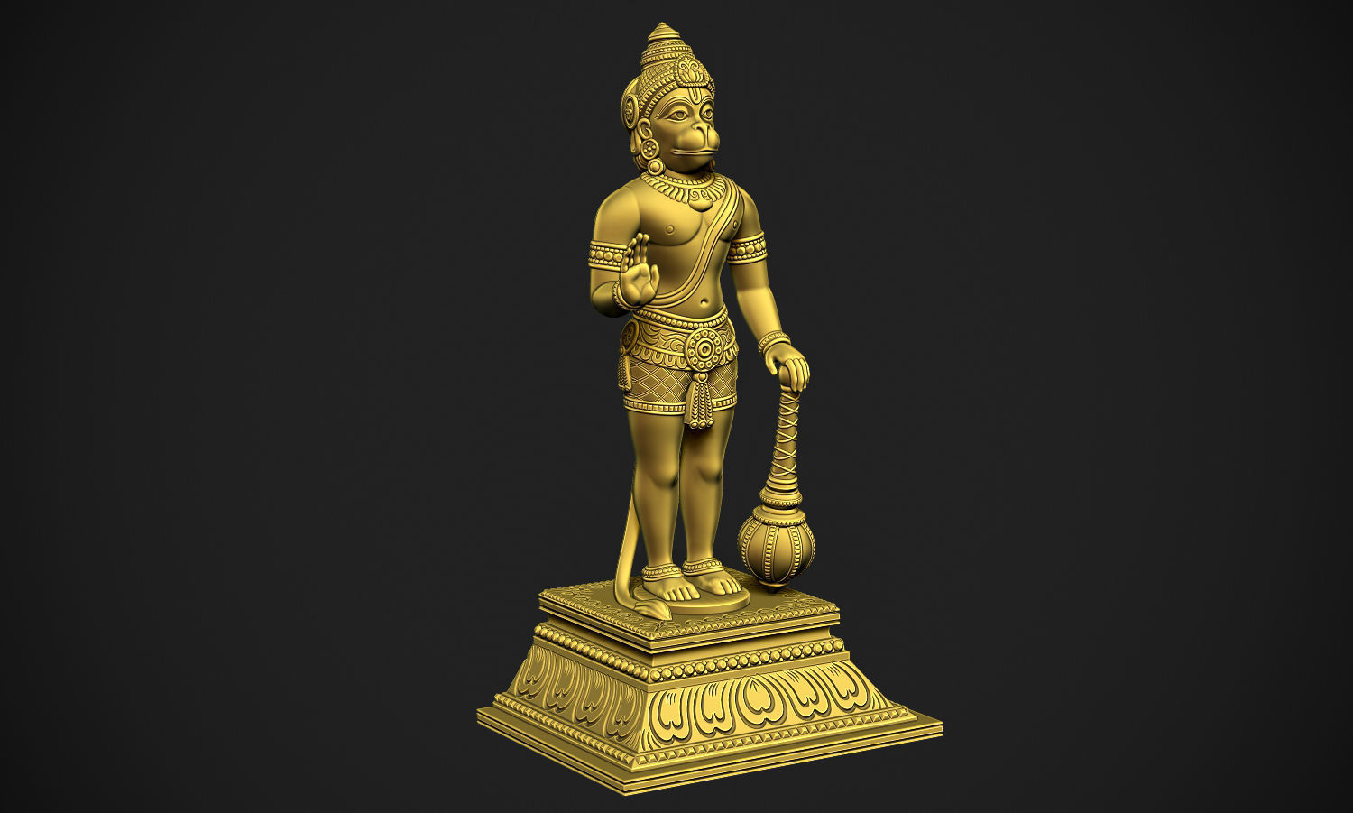 Hanuman JI  3D print model_7