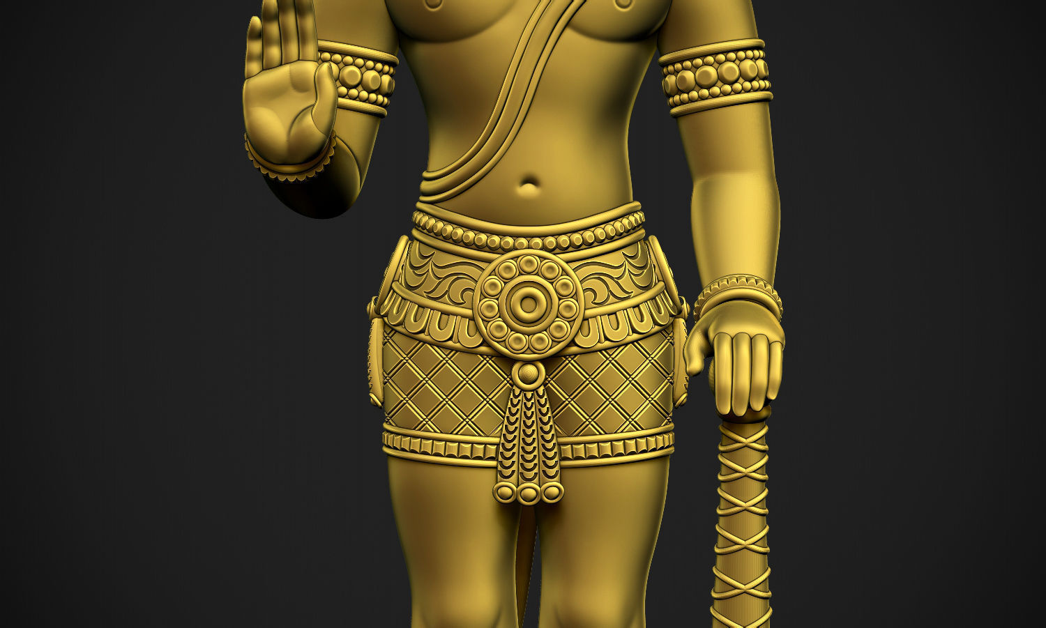 Hanuman JI  3D print model_5