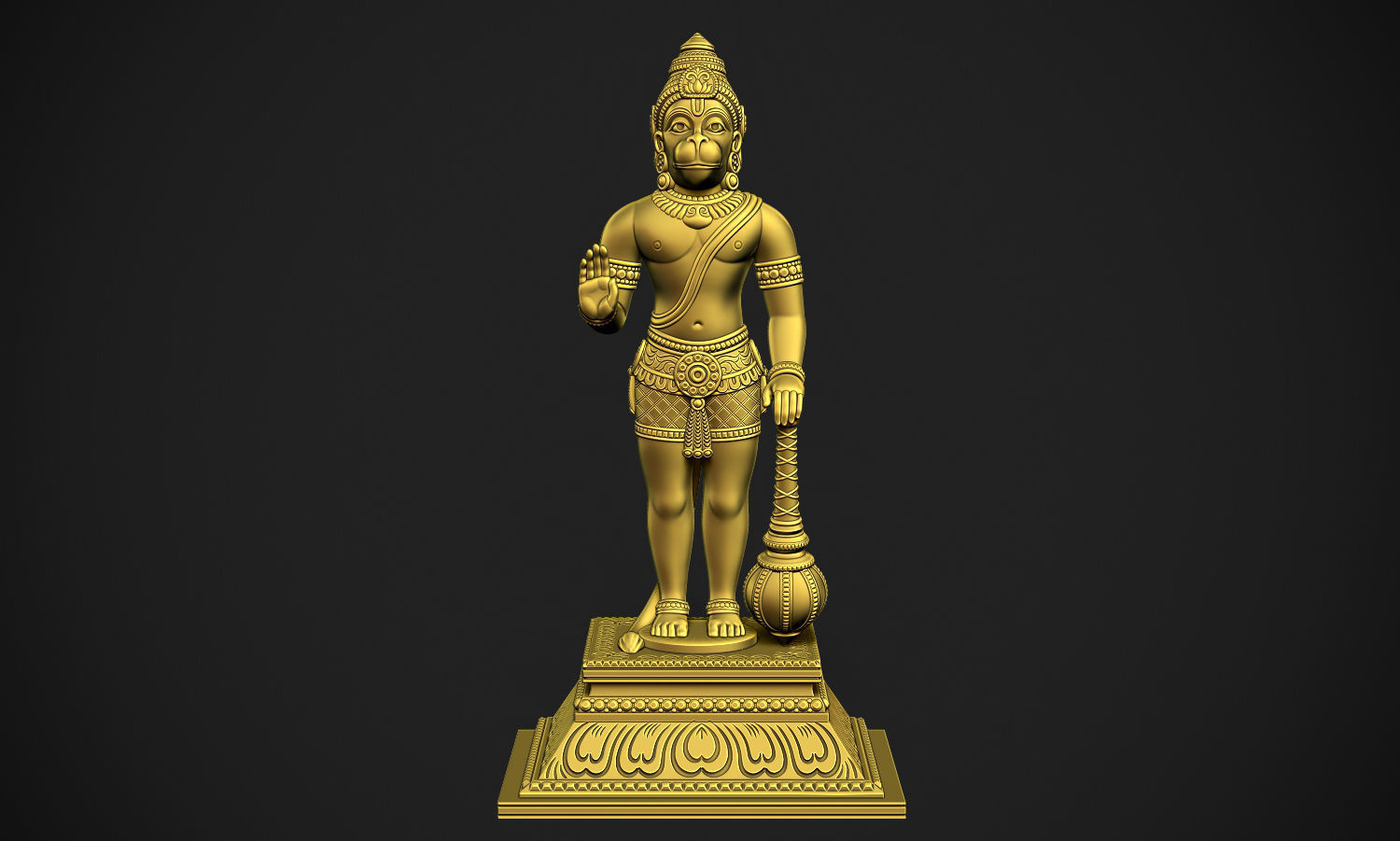 Hanuman JI  3D print model_6