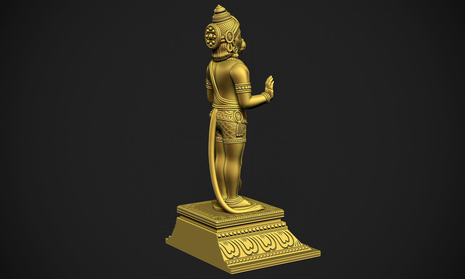 Hanuman JI  3D print model_11