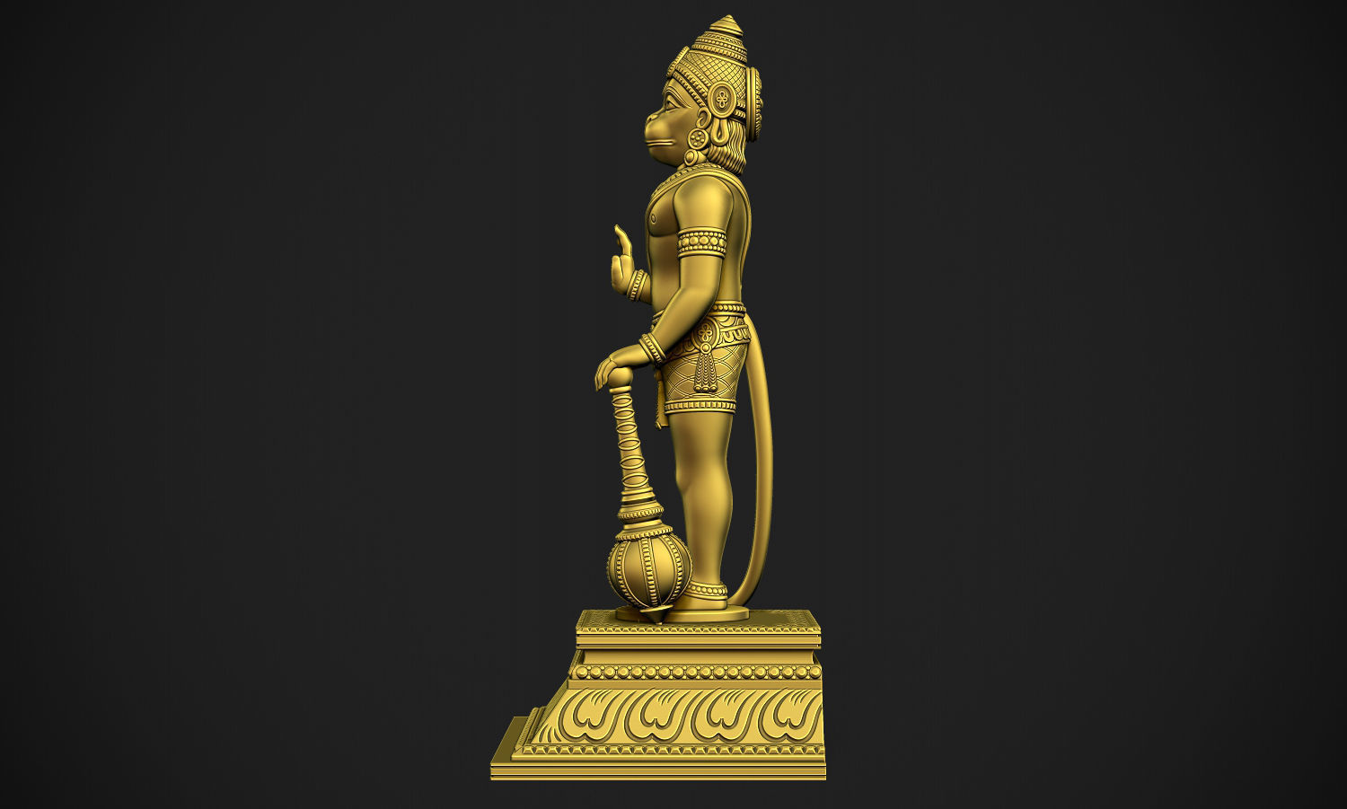 Hanuman JI  3D print model_10