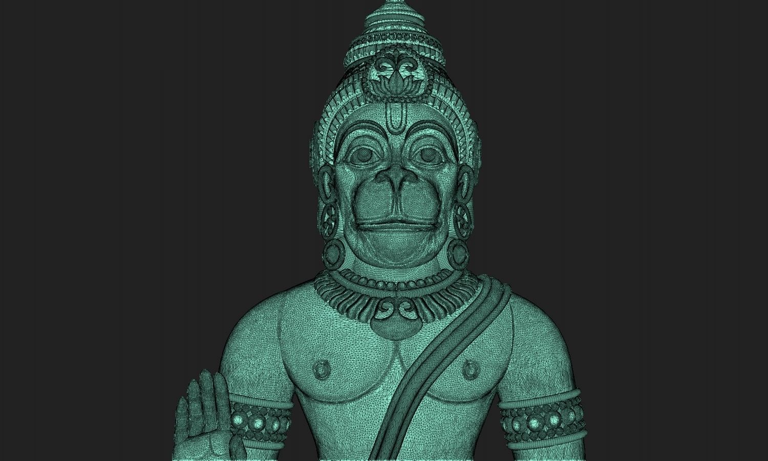 Hanuman JI  3D print model_15