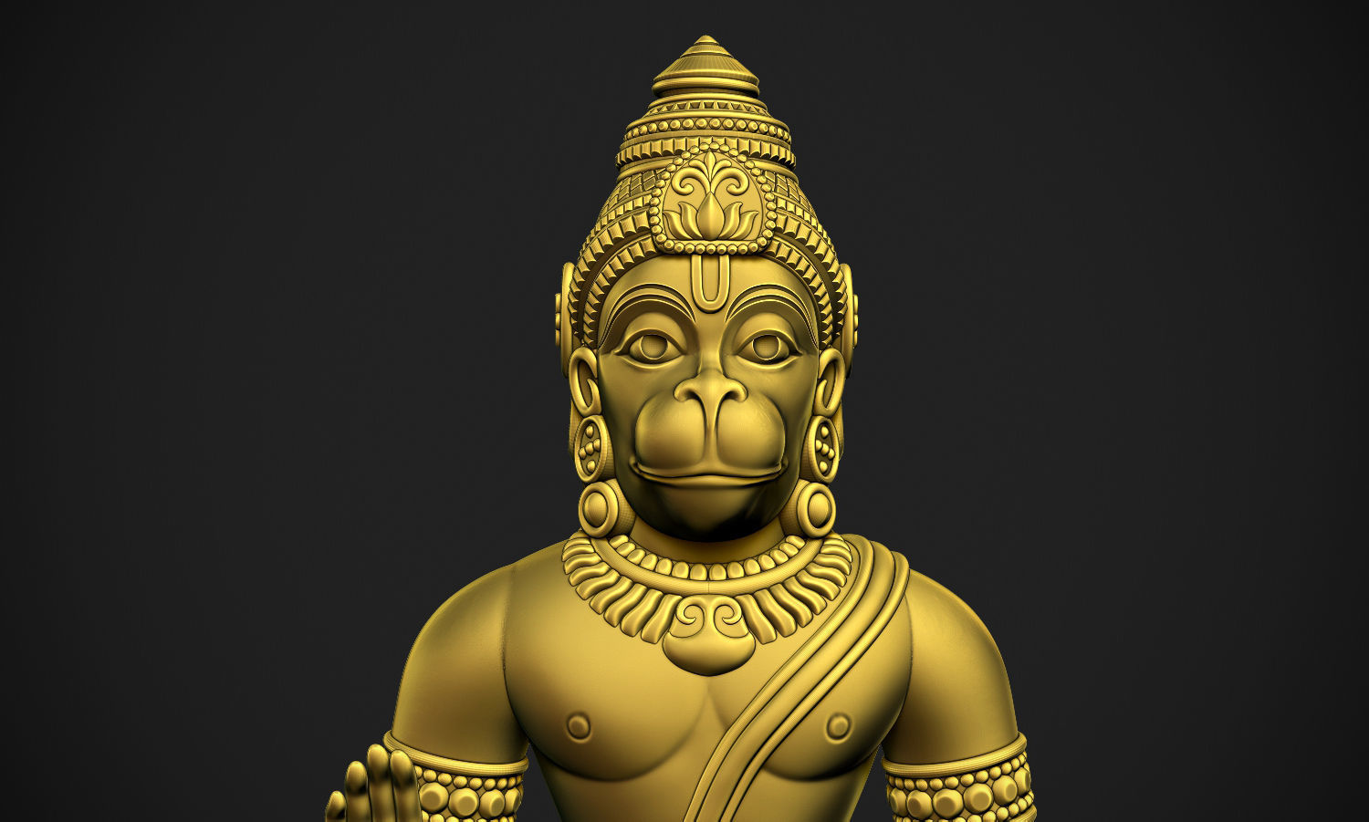 Hanuman JI  3D print model_2