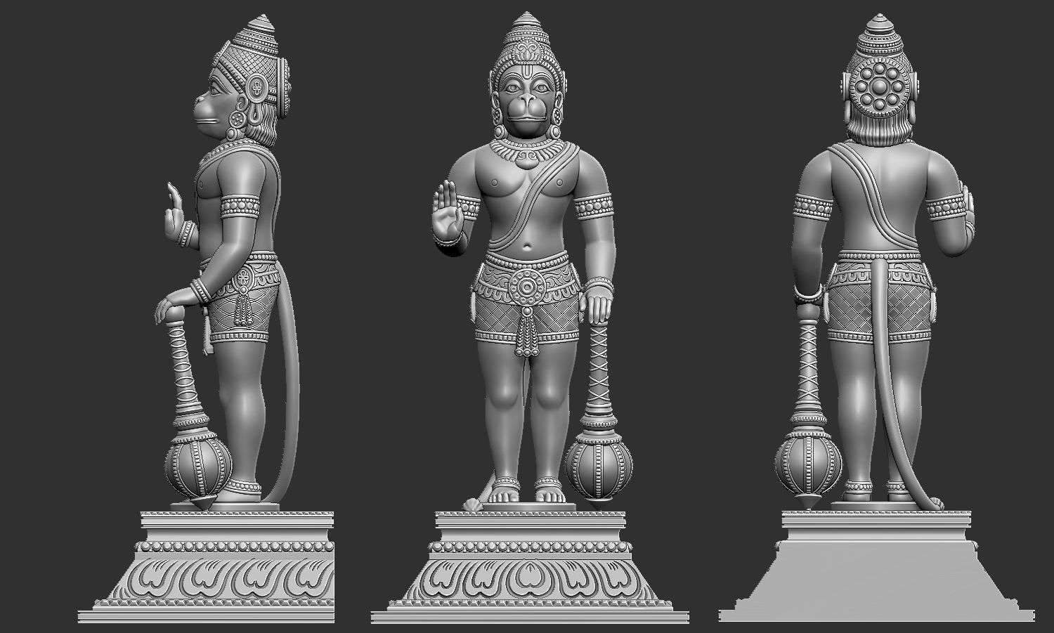 Hanuman JI  3D print model_1