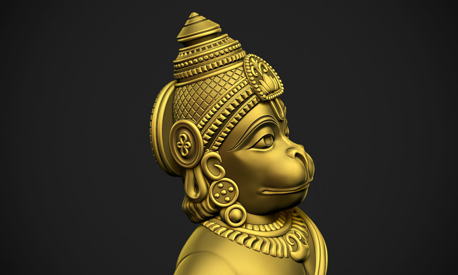 Hanuman JI  3D print model_3