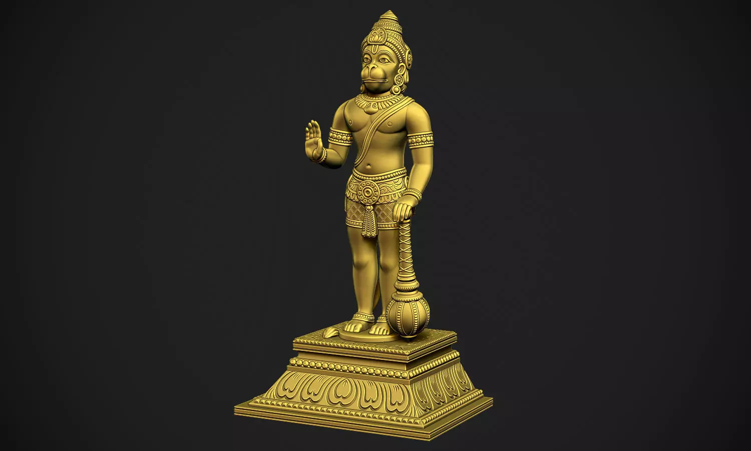 Hanuman JI  3D print model_0