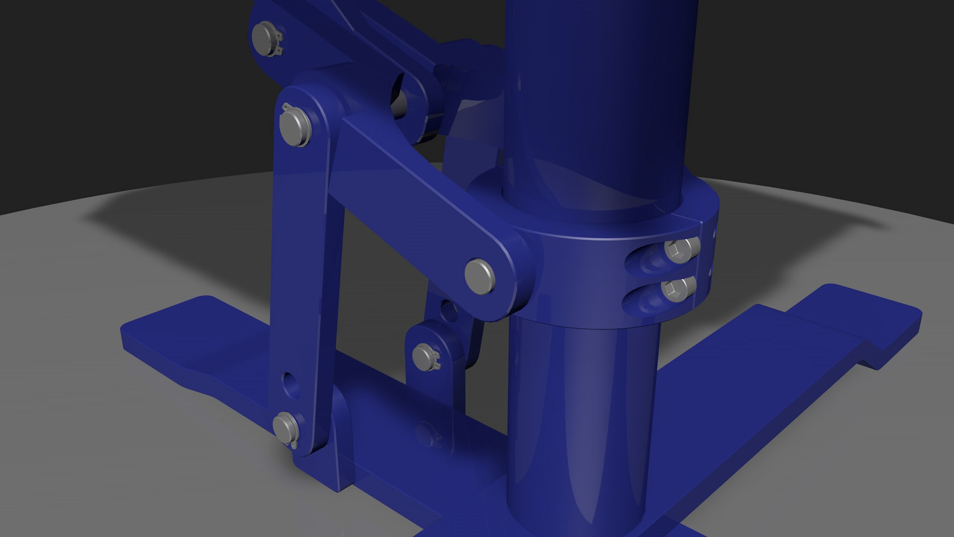 Motorcycle lifts three pieces set 3D model_11