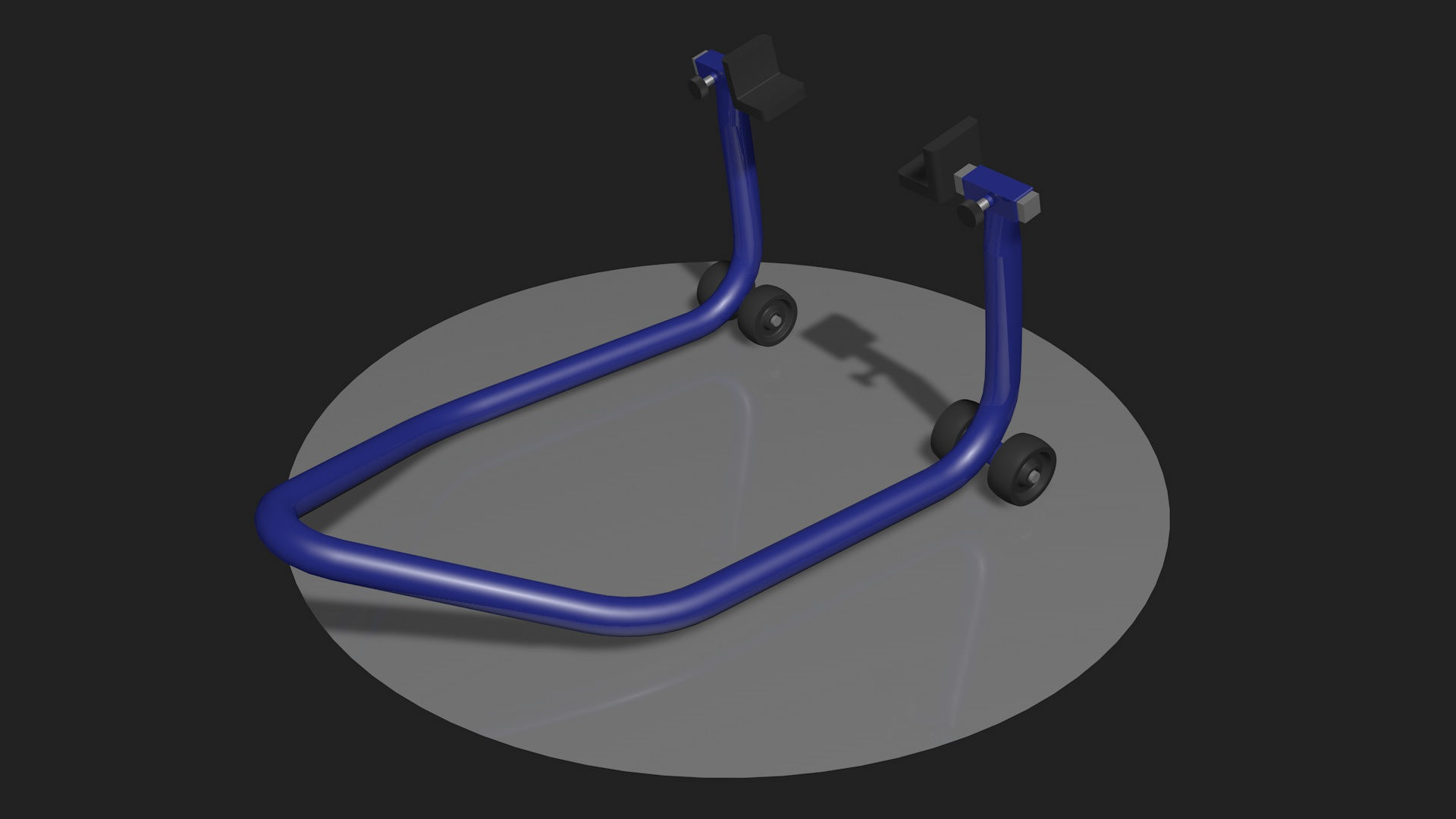 Motorcycle lifts three pieces set 3D model_1