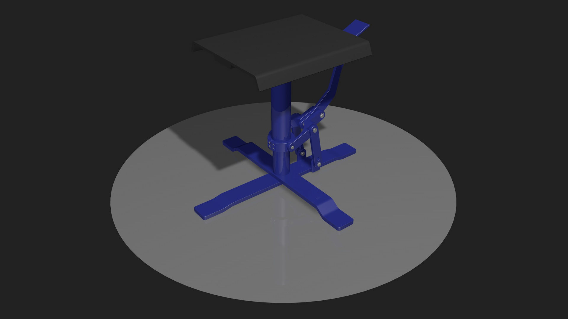 Motorcycle lifts three pieces set 3D model_3