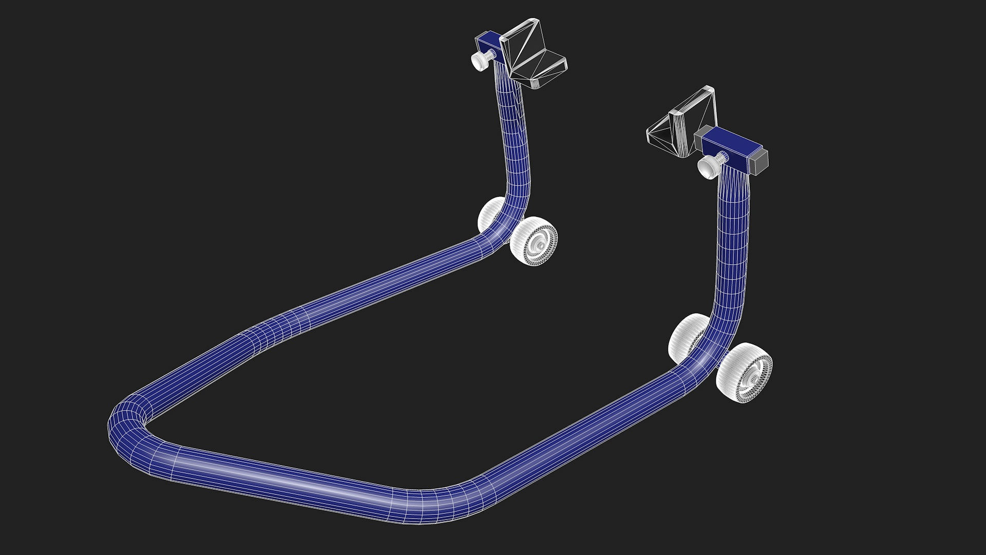 Motorcycle lifts three pieces set 3D model_2