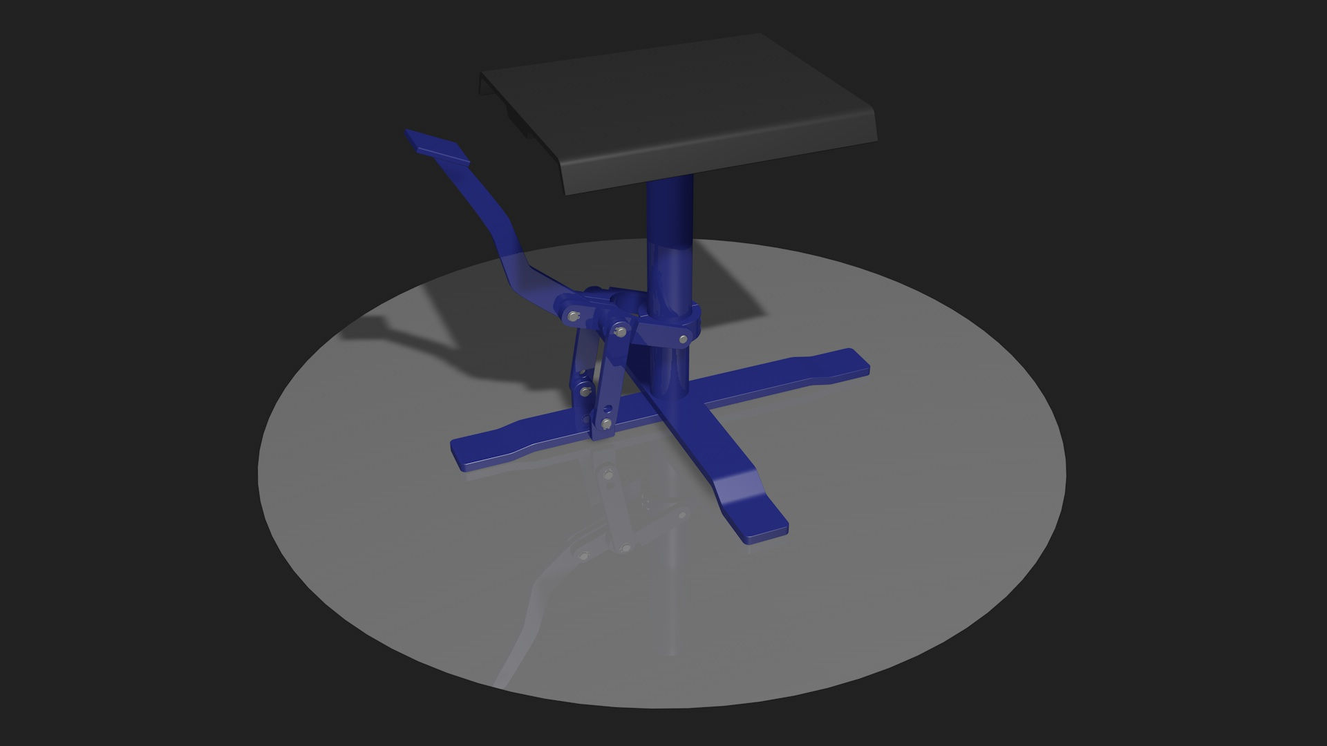 Motorcycle lifts three pieces set 3D model_8