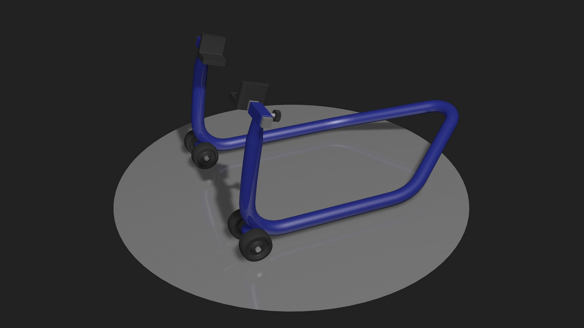 Motorcycle lifts three pieces set 3D model_7