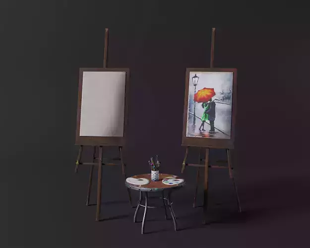 Stylized Painting Utensils