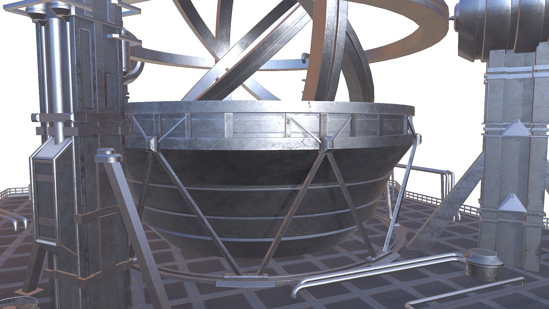 Wormhole Machine - Contact 3D model_11