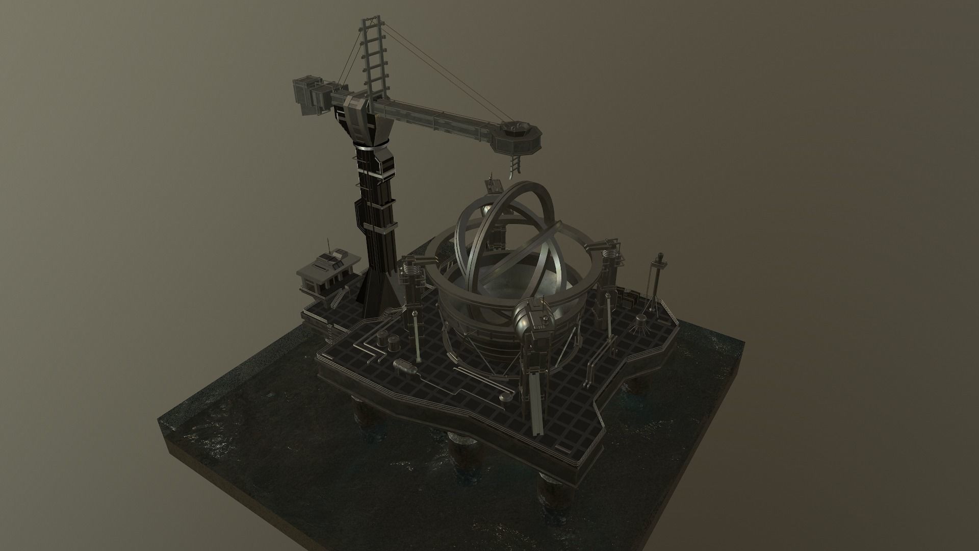 Wormhole Machine - Contact 3D model_31