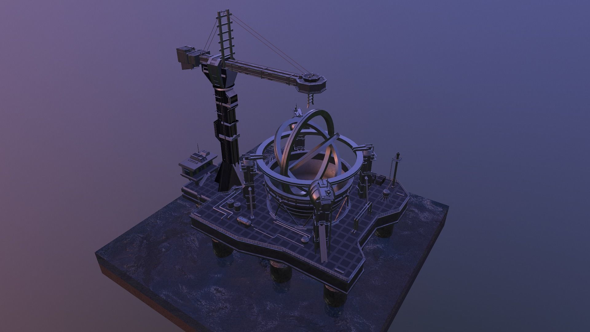 Wormhole Machine - Contact 3D model_46