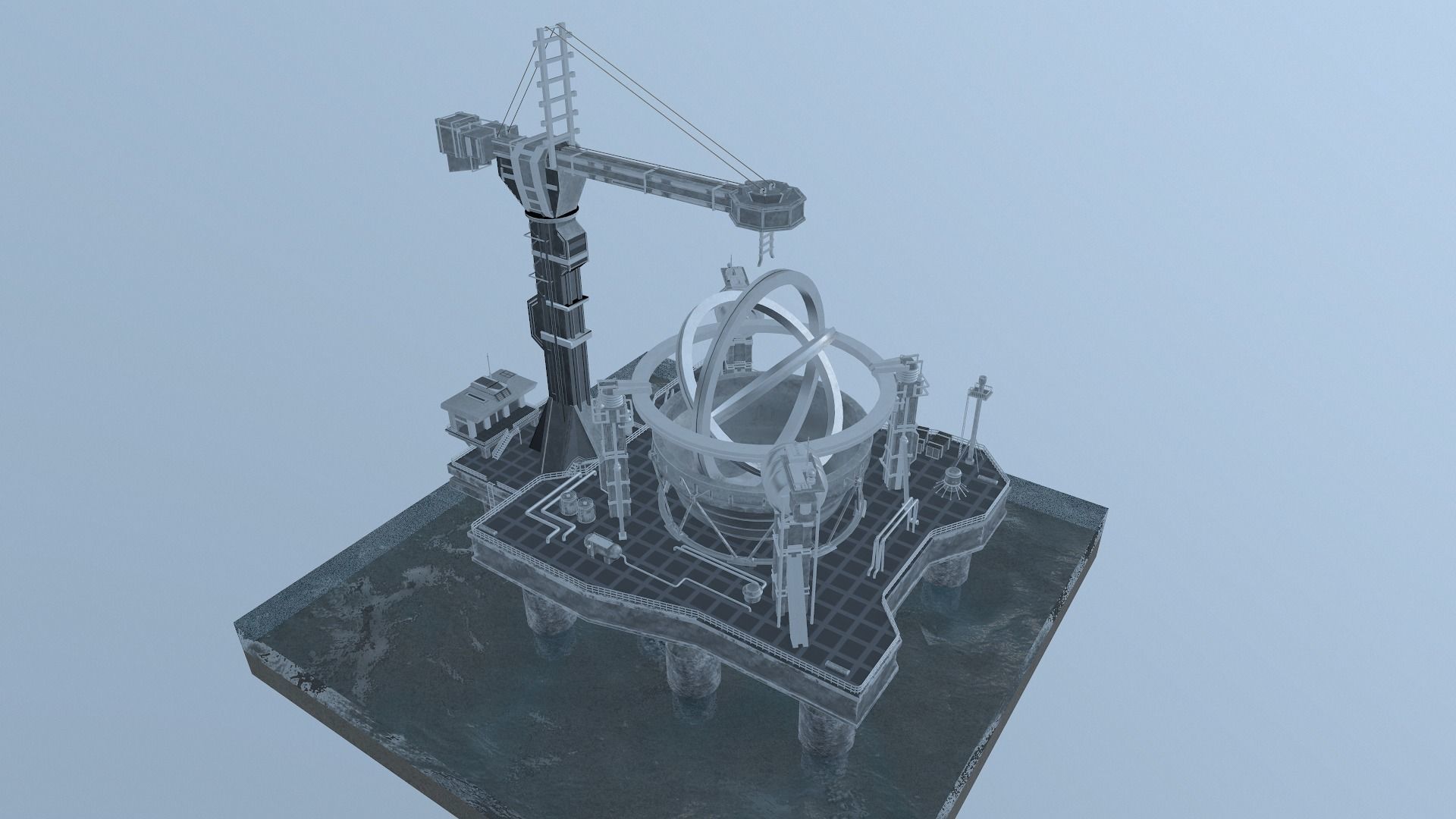 Wormhole Machine - Contact 3D model_37