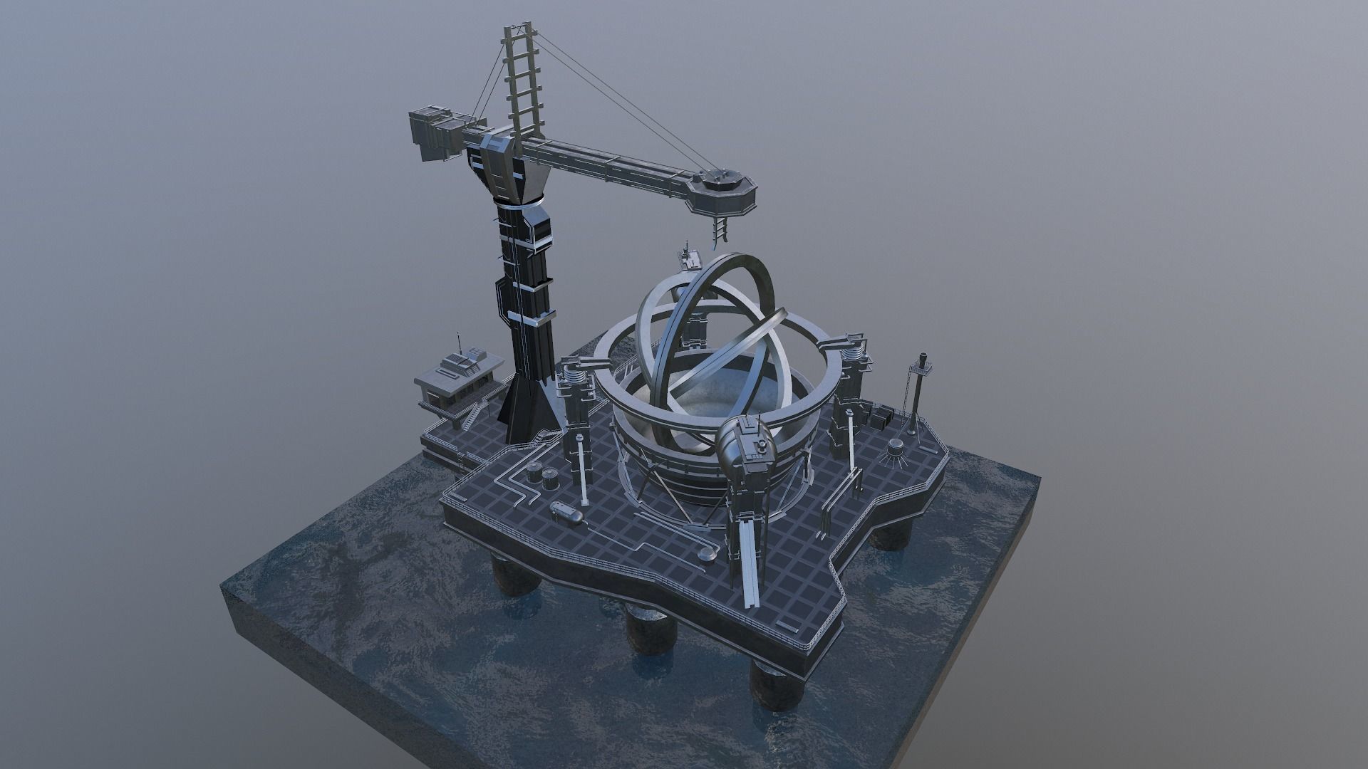 Wormhole Machine - Contact 3D model_48