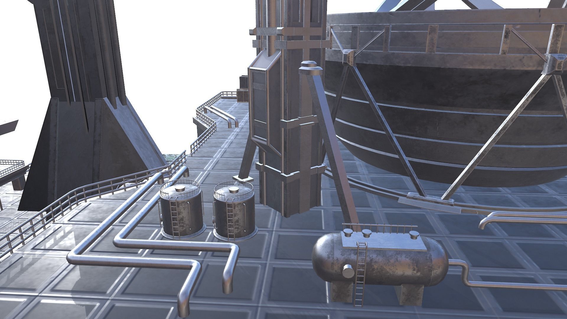 Wormhole Machine - Contact 3D model_16