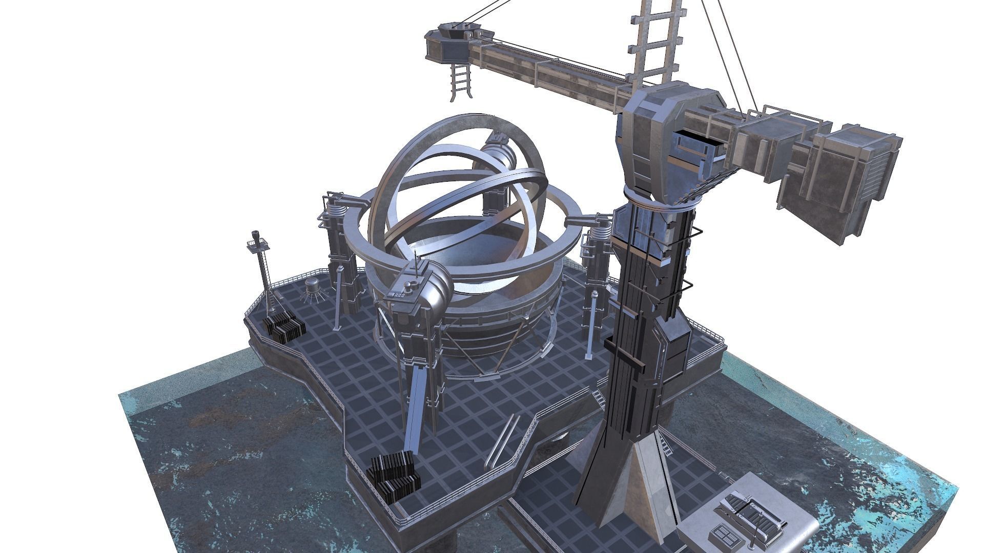 Wormhole Machine - Contact 3D model_8