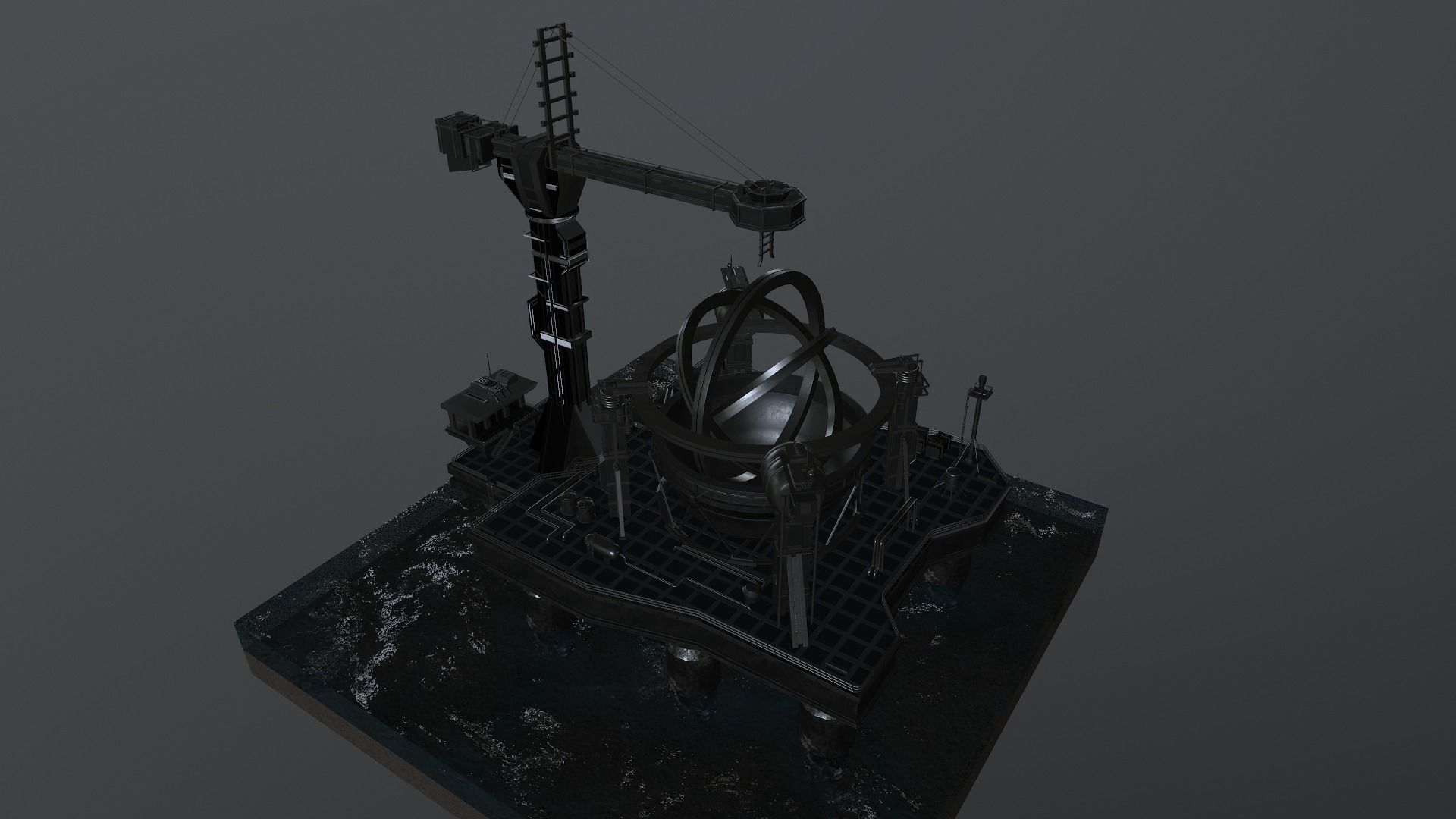 Wormhole Machine - Contact 3D model_29