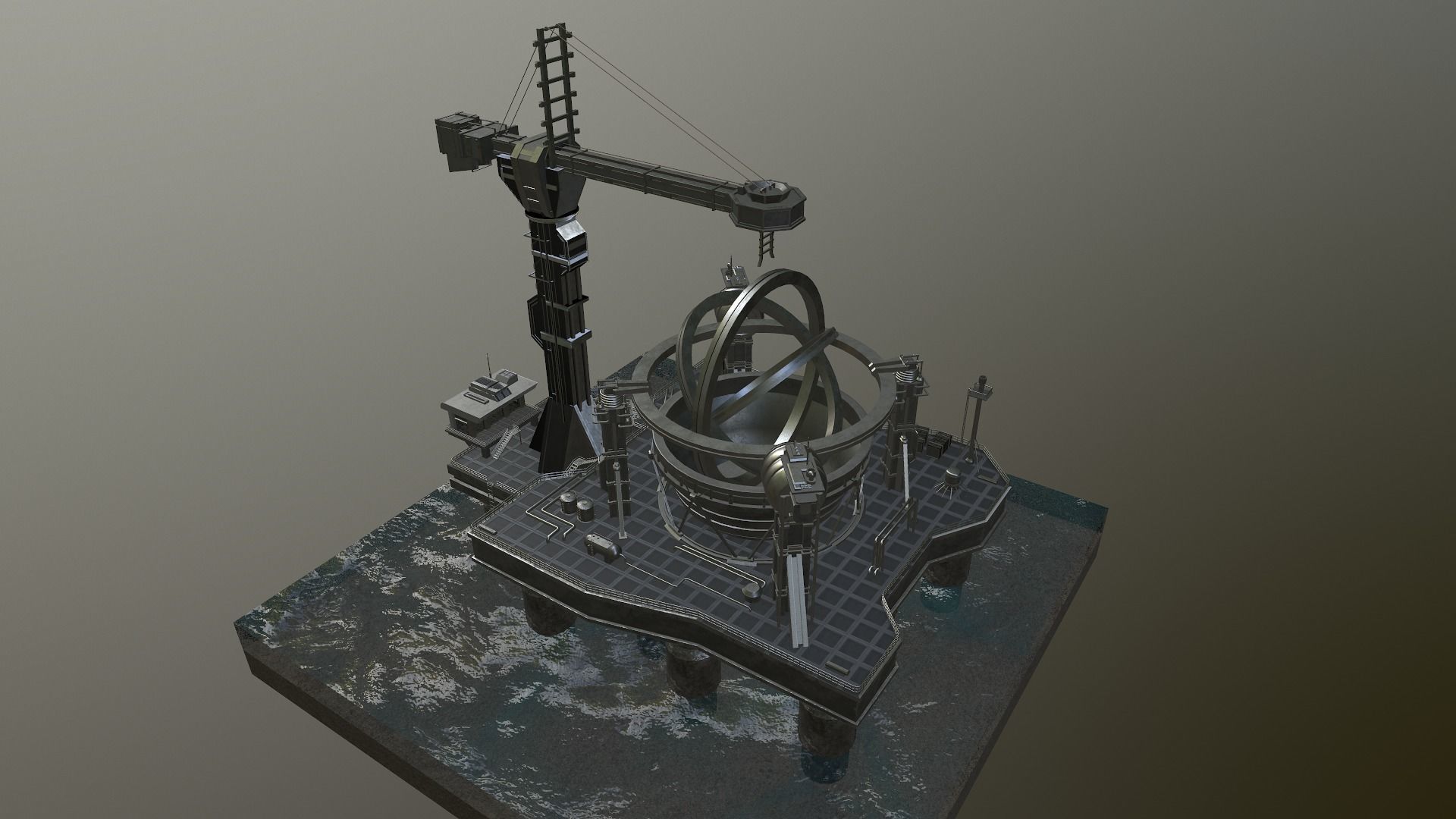 Wormhole Machine - Contact 3D model_44