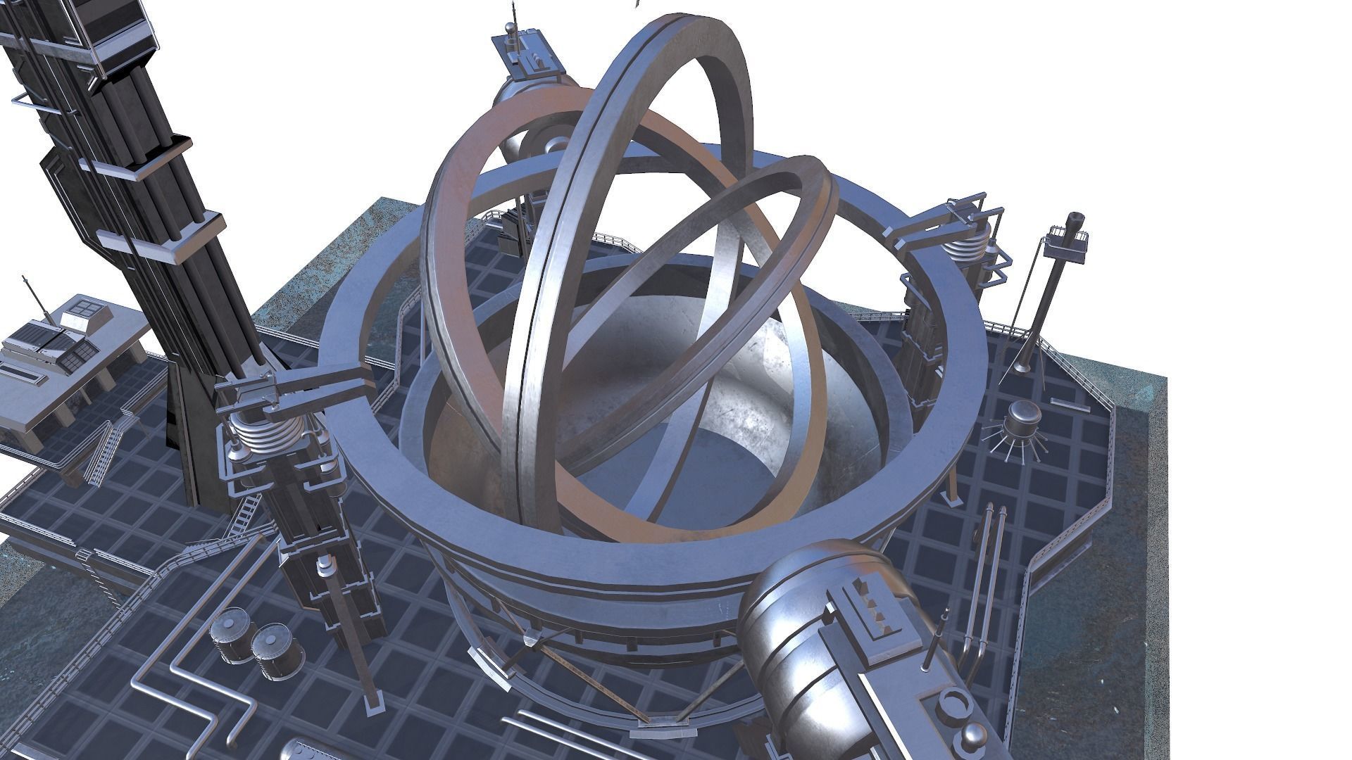 Wormhole Machine - Contact 3D model_9