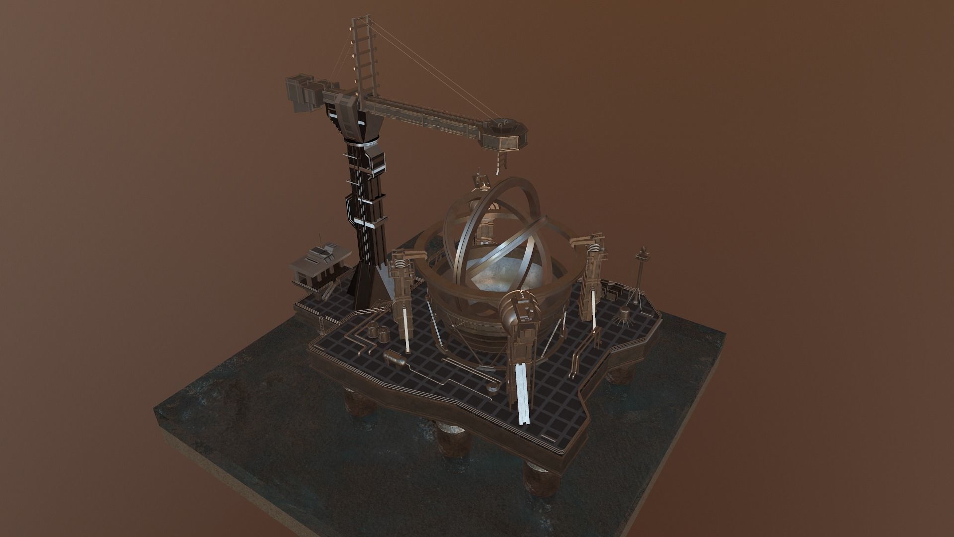 Wormhole Machine - Contact 3D model_33
