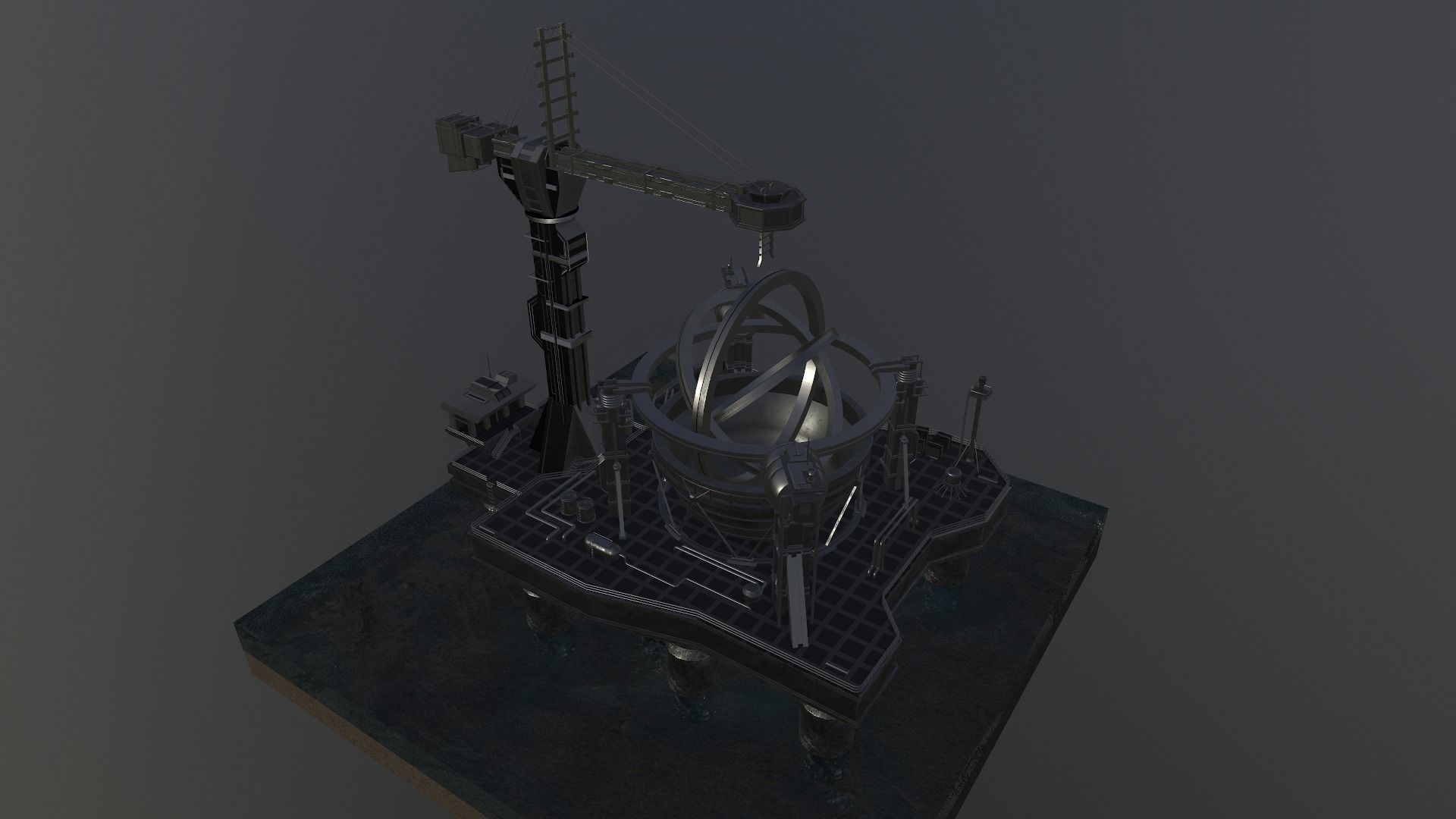 Wormhole Machine - Contact 3D model_30