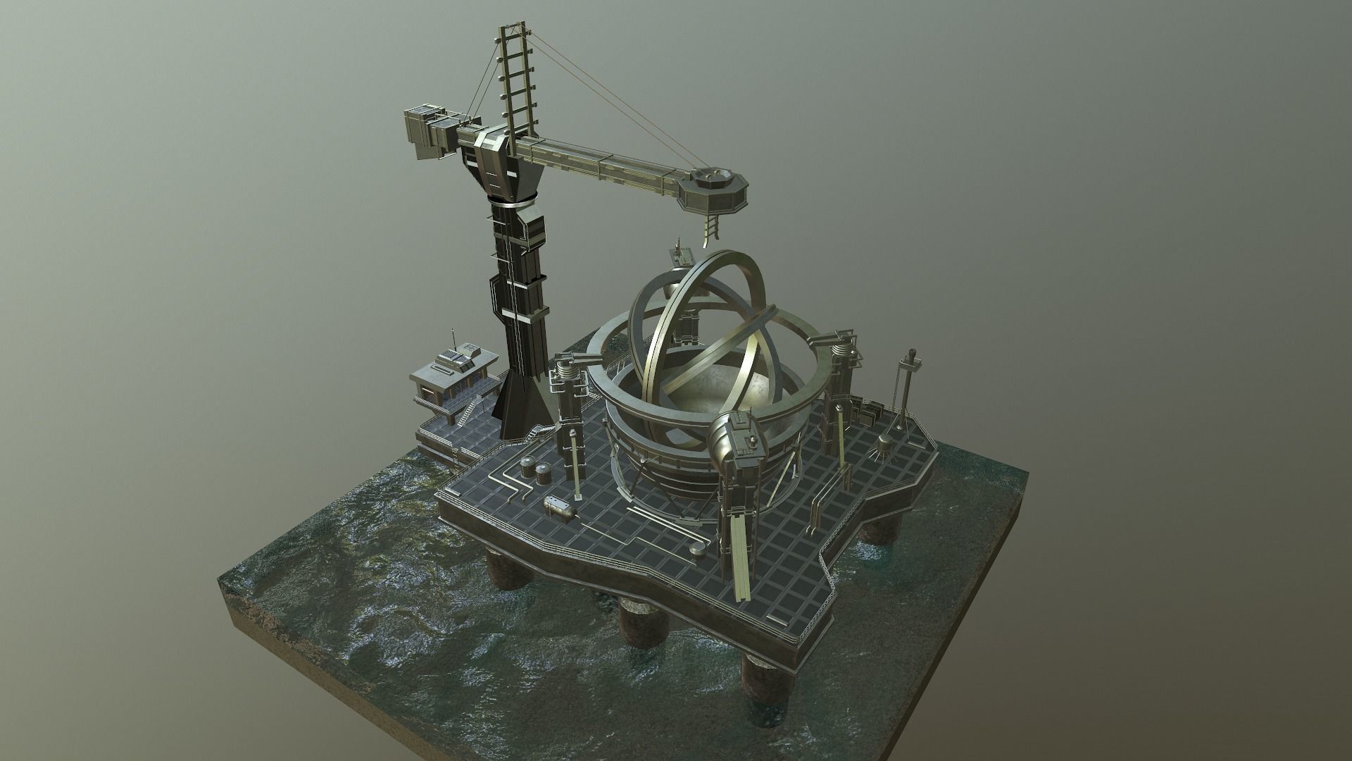 Wormhole Machine - Contact 3D model_41
