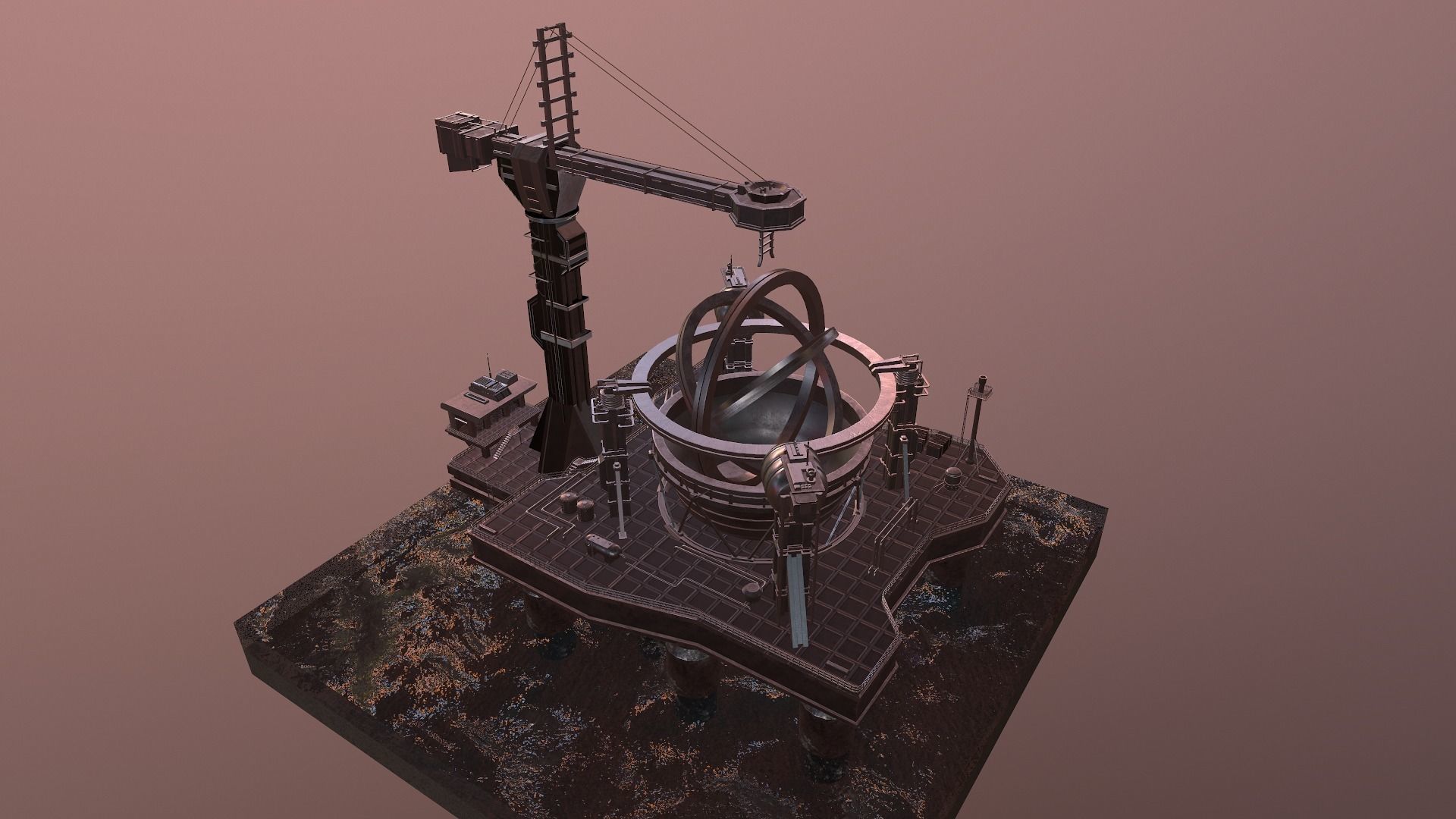 Wormhole Machine - Contact 3D model_53