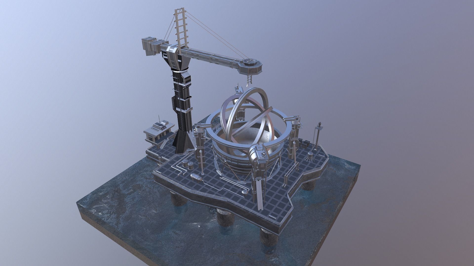 Wormhole Machine - Contact 3D model_42