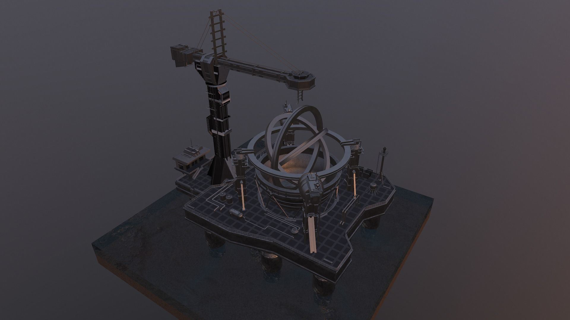 Wormhole Machine - Contact 3D model_32