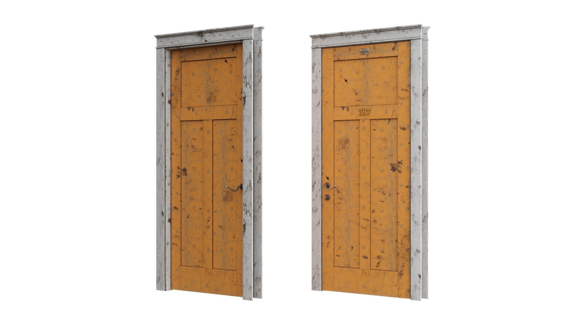 Doors Brothers Shaker door 3 3D model_5