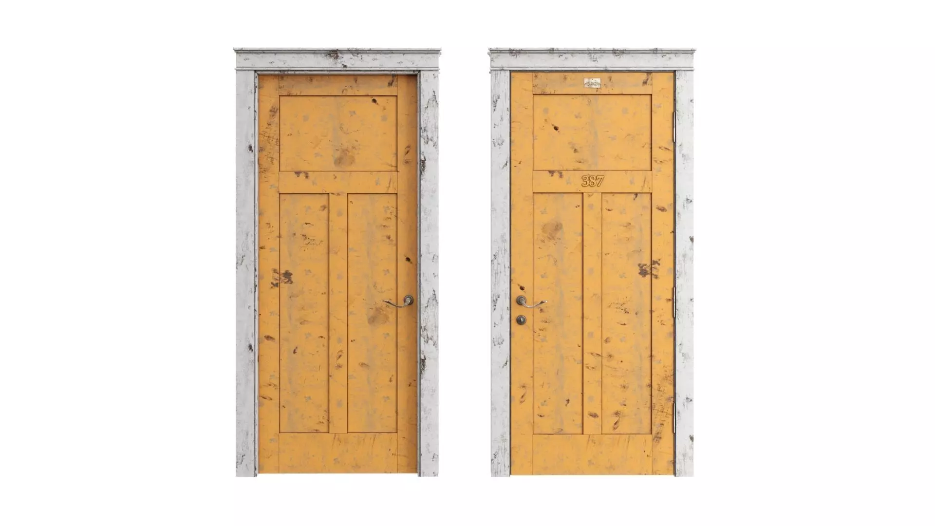 Doors Brothers Shaker door 3 3D model_0