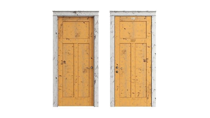Doors Brothers Shaker door 3 3D model