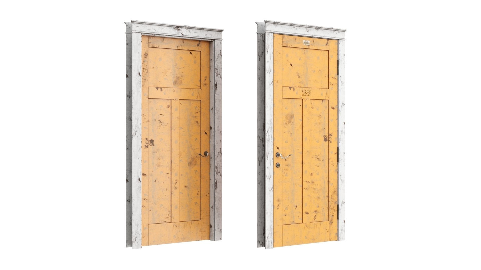 Doors Brothers Shaker door 3 3D model_4