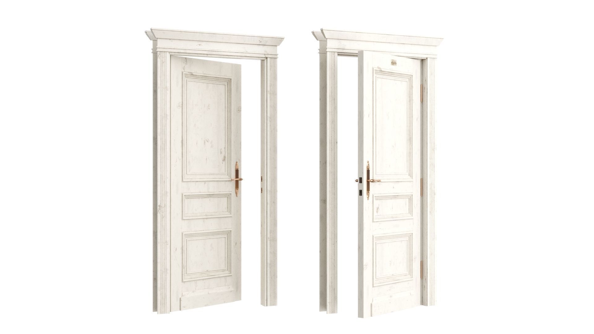Doors Brothers French door 1 3D model_3